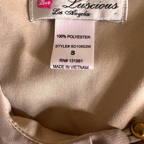 Luscious Women's Midi Dress in Light Brown - Picture 2 of 5